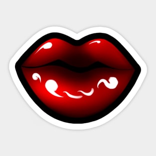 Red Lips Sticker